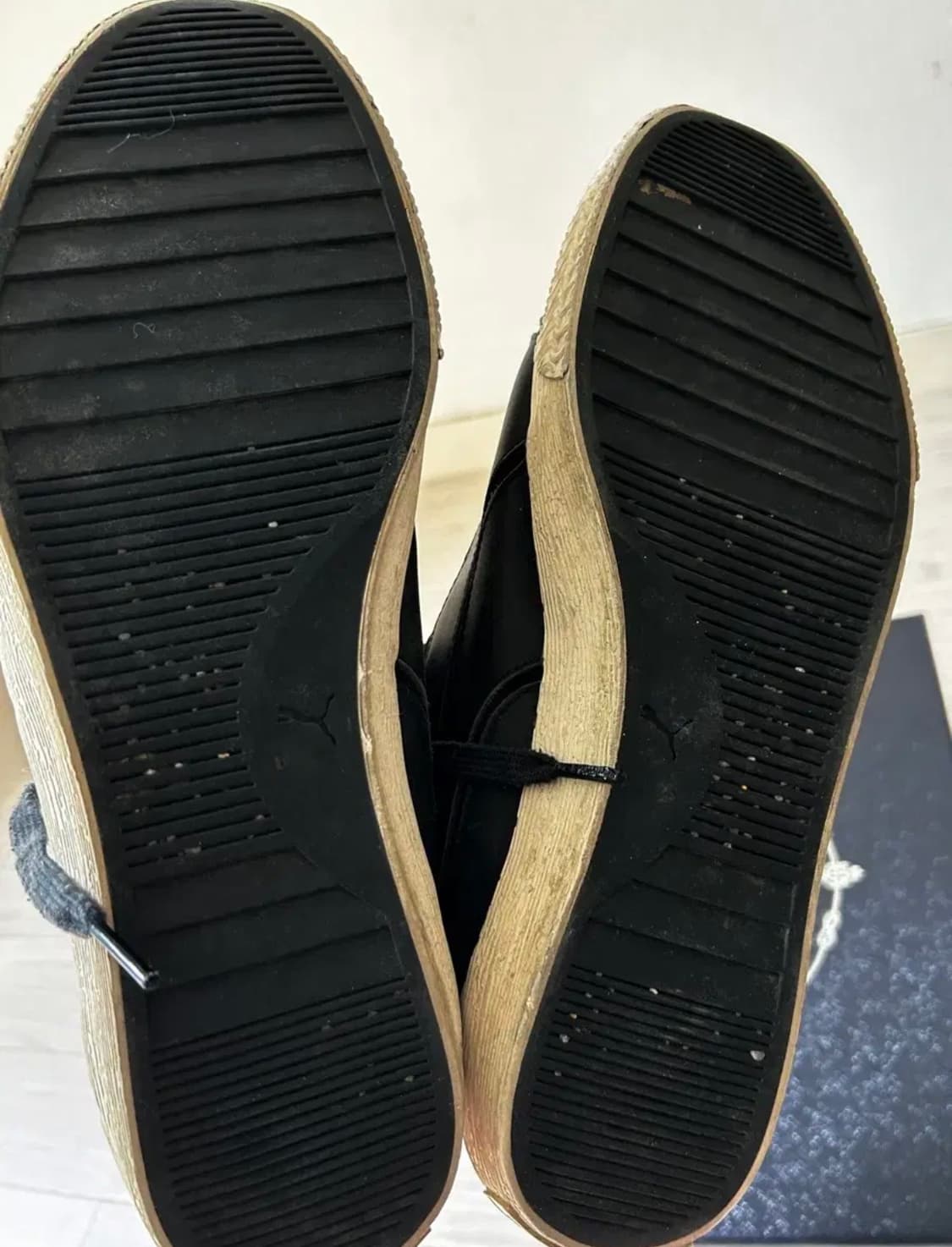 [43] 알렉산더 맥퀸X푸마 블랙 하이탑 스니커즈 상품이미지2