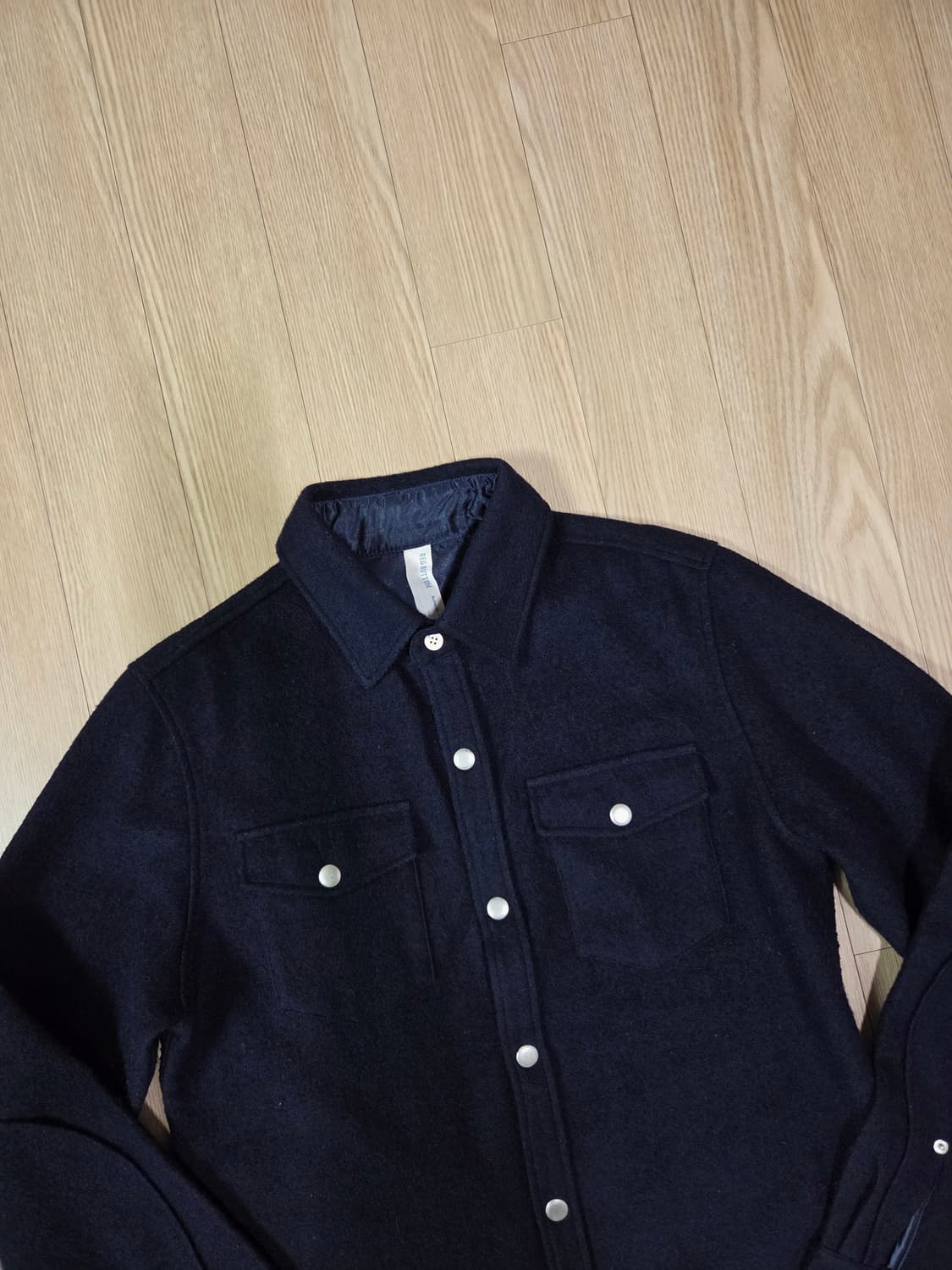 레드 버튼 재팬 네이비 은장 버튼 셔츠 재킷 상품이미지4