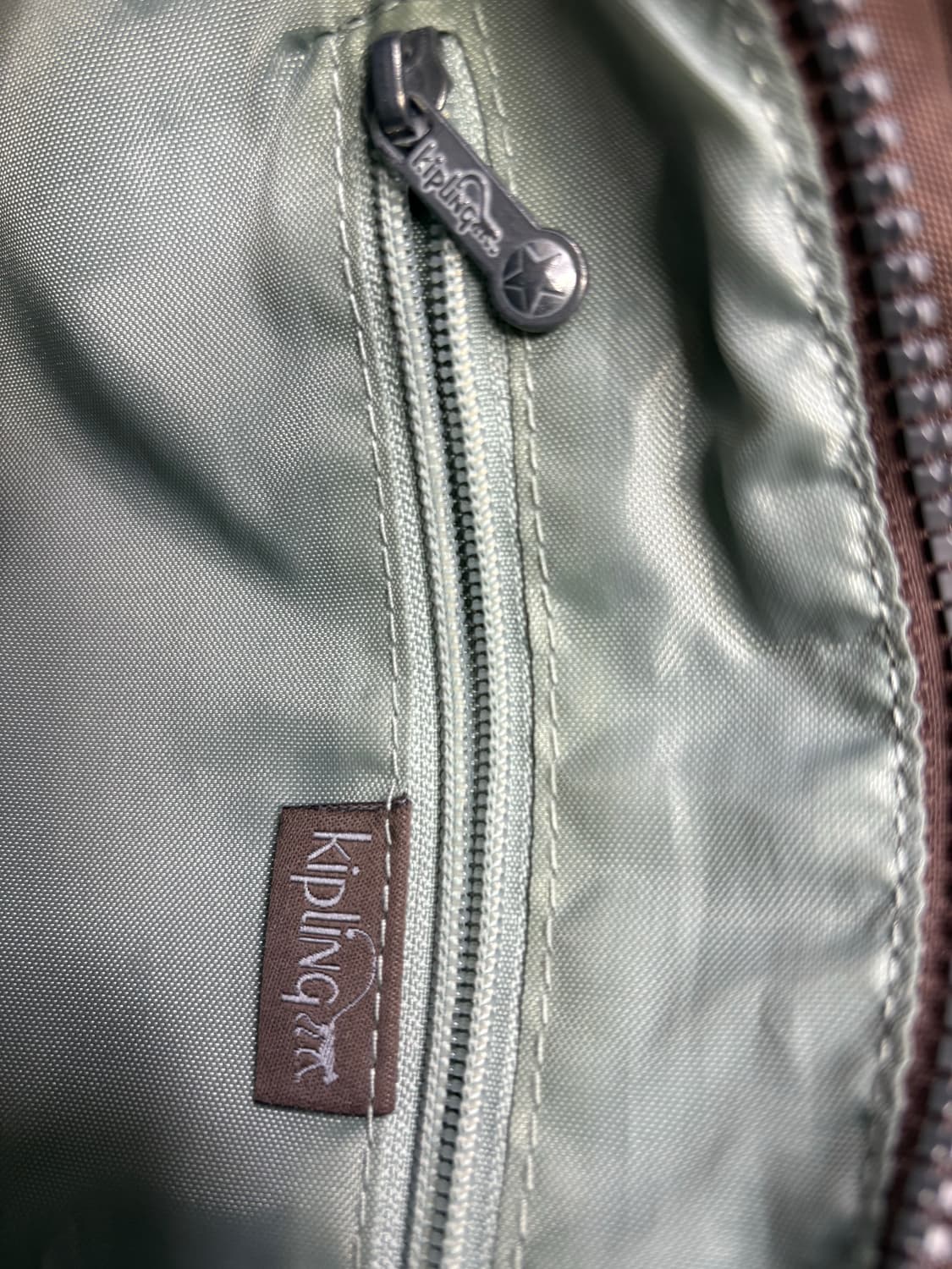 키플링 라이트 브라운 토트백 상품이미지6