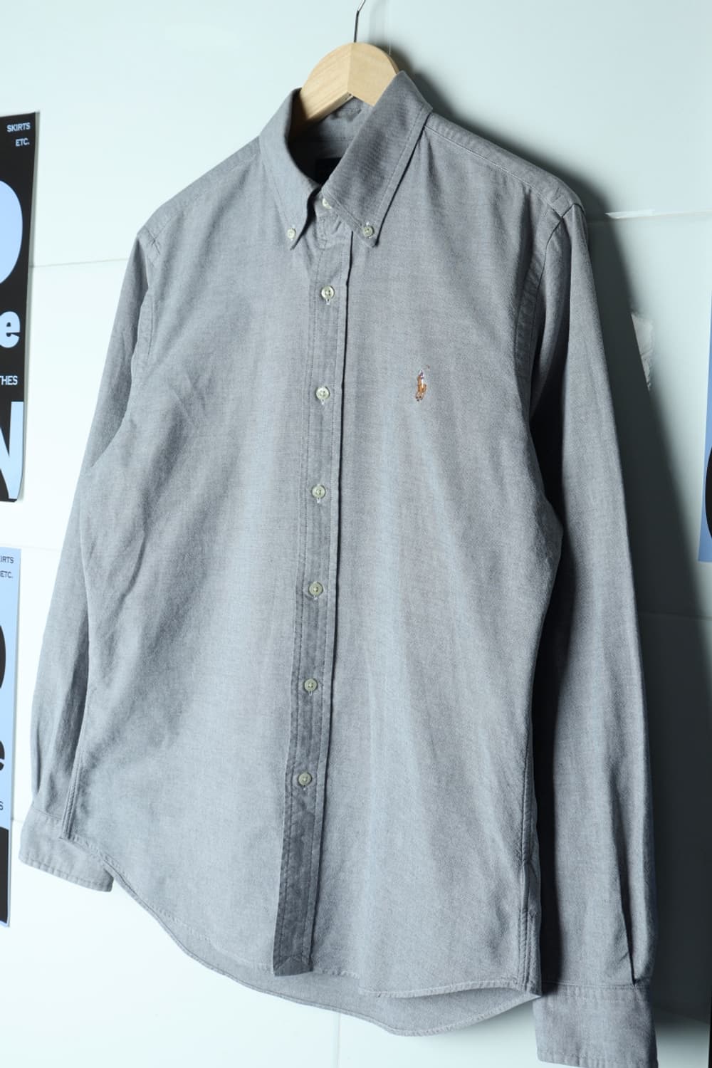 (L-XL) 폴로 랄프로렌 셔츠 남방 USA 옥스포드 그레이-H33302 상품이미지1