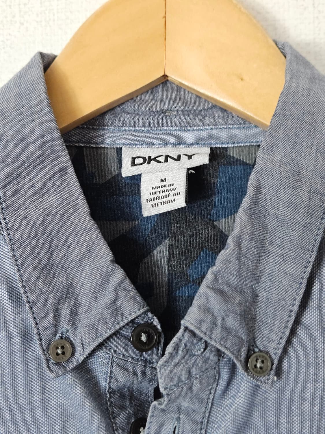 DKNY 가먼트다잉 폴로 반팔 카라티 피케티 M 상품이미지3