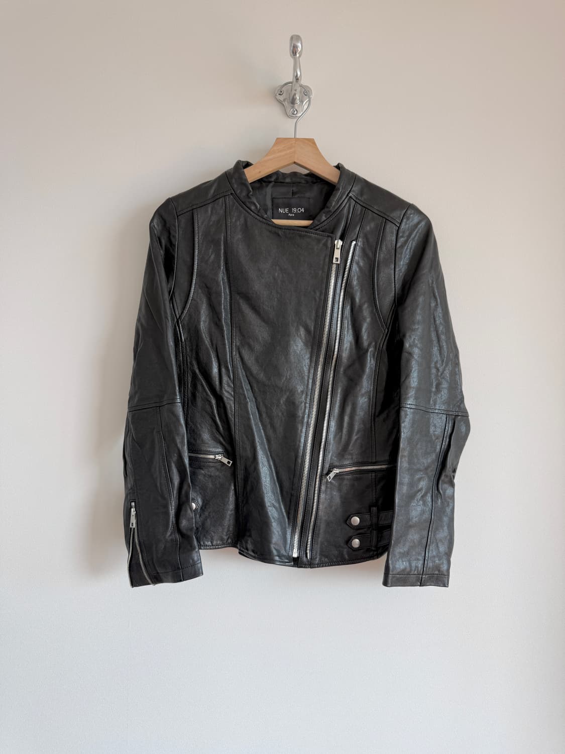 Pre owned 이태리 레더 자켓 상품이미지1