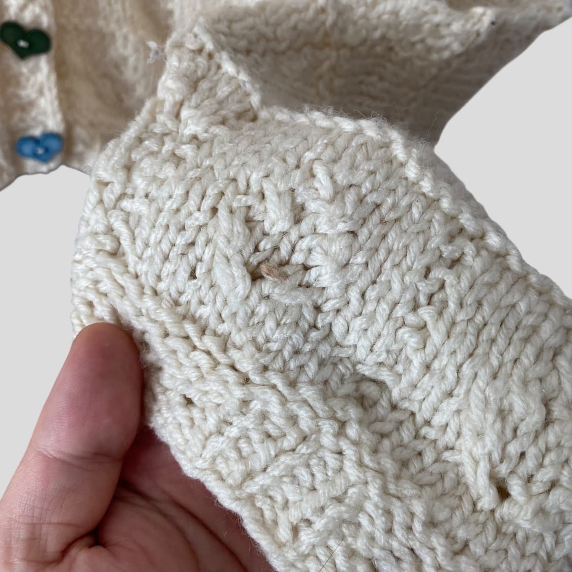 (여성F)빈티지 케이블 니트 가디건 상품이미지6