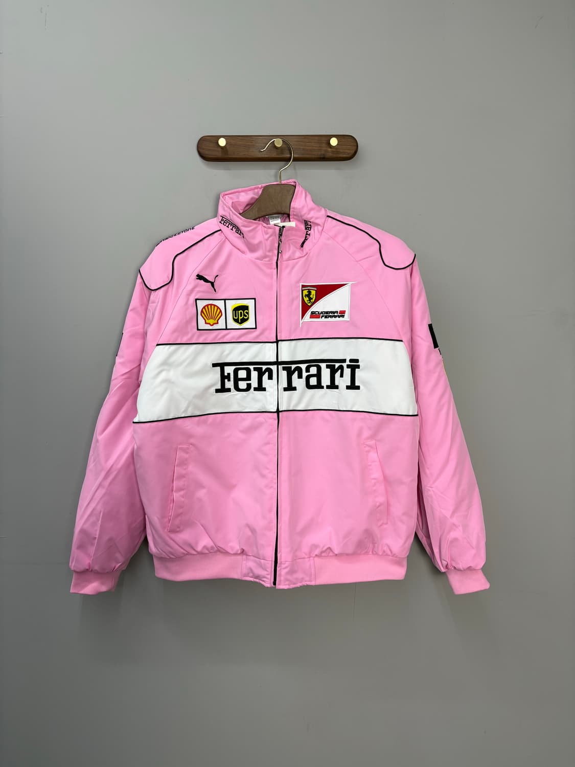 페라리 F1 빈티지 레이싱 핑크 에디션 자켓 A2888 상품이미지2