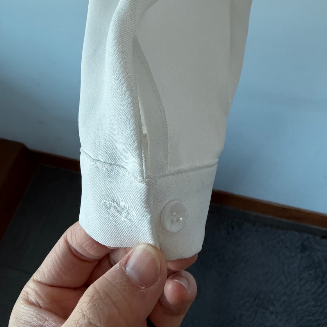 명품 화이트 자수 블라우스 상품이미지5