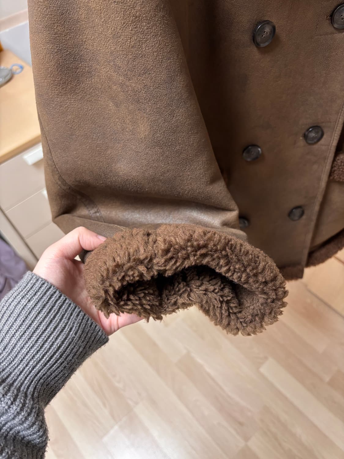 보카바카 리버시블 쉐어링 코트 상품이미지2