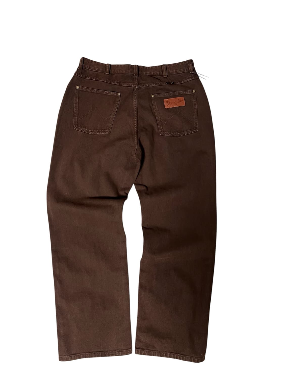 (새상품)랭글러 Wrangler 브라운 데님 팬츠 32 상품이미지5
