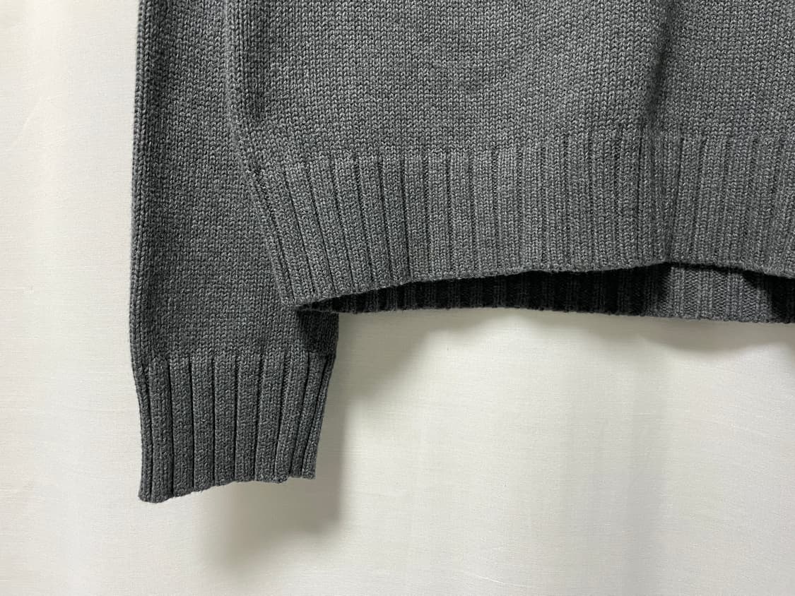 폴로진스 남녀공용 엠블럼 코튼 캐시미어 니트 _ 차콜 M 상품이미지4
