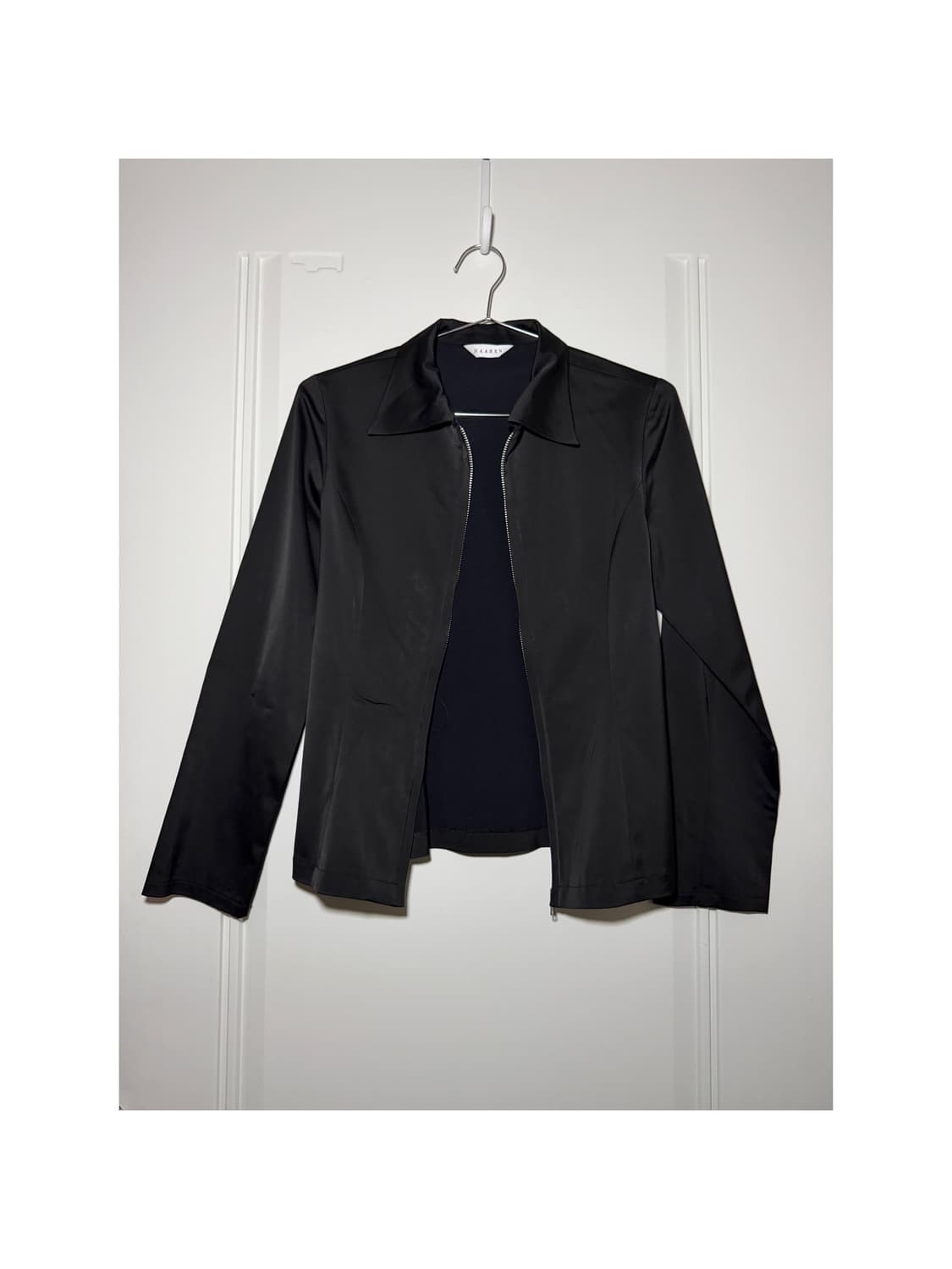 일본빈티지 블랙 텐션 셔츠자켓 상품이미지1