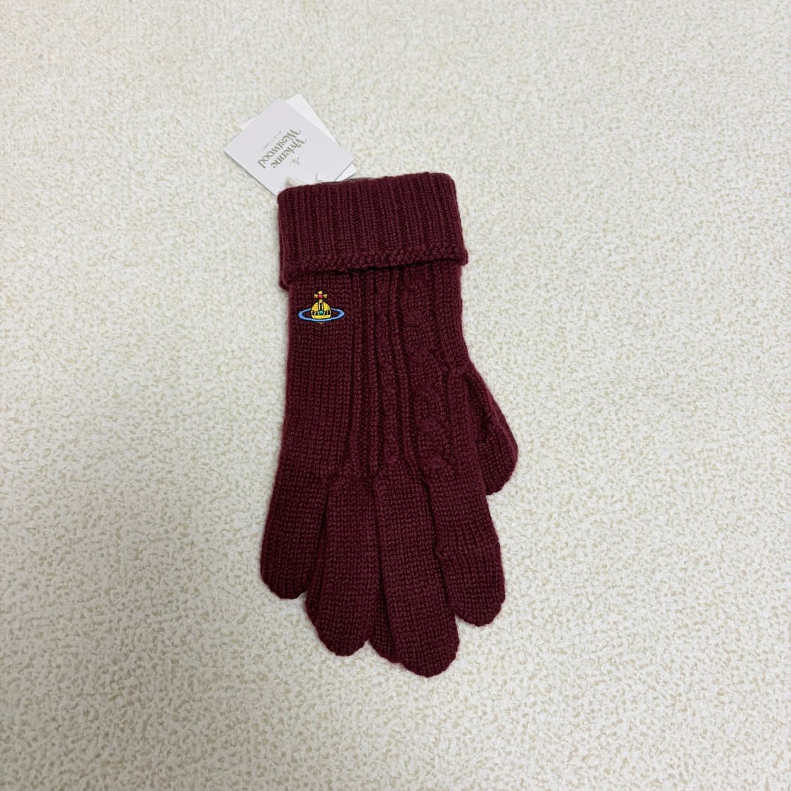 비비안웨스트우드 알파카 아웃 핑거 장갑 상품이미지1