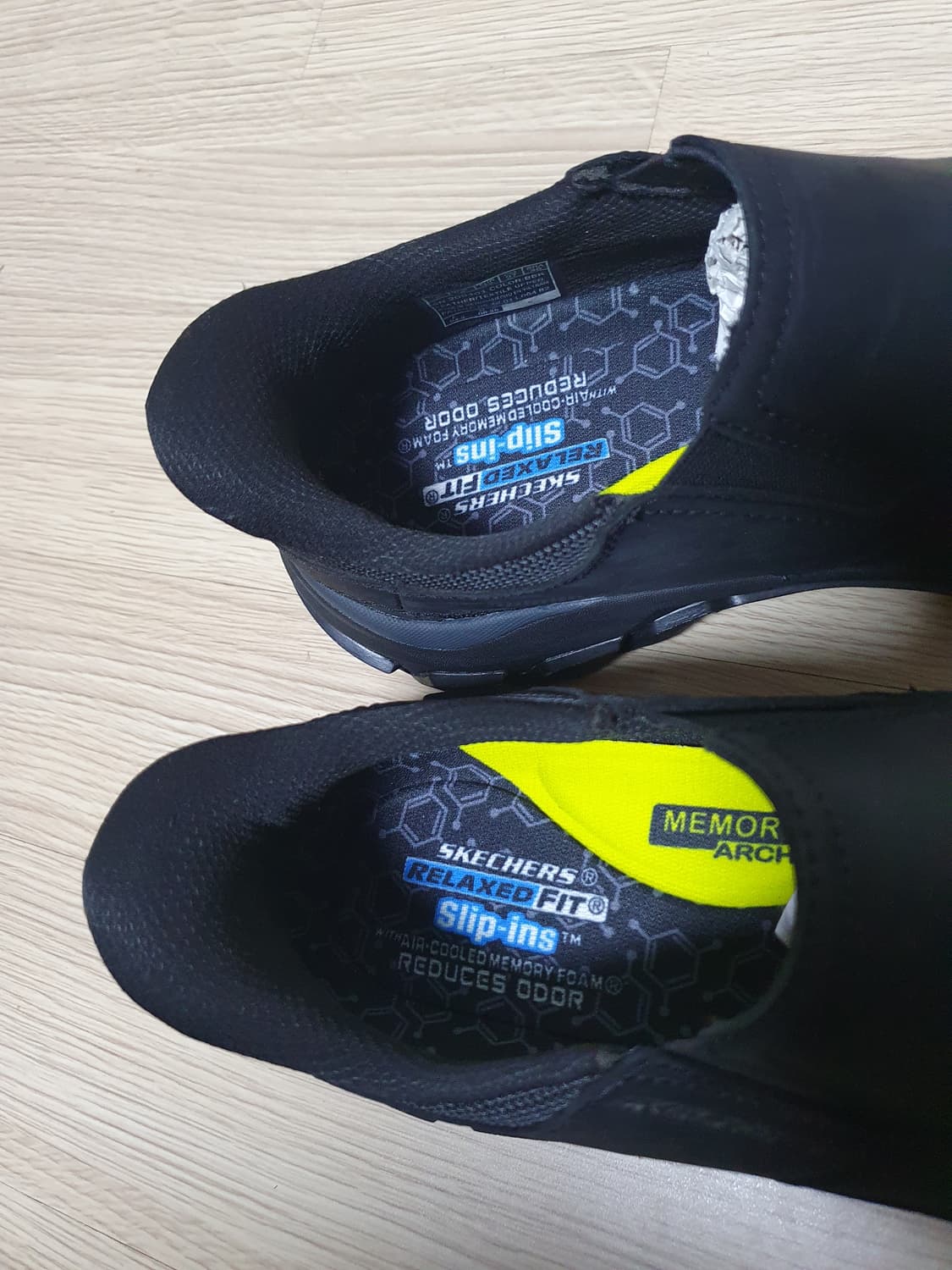 스케쳐스 남성 블랙 슬립온 운동화 270 상품이미지8