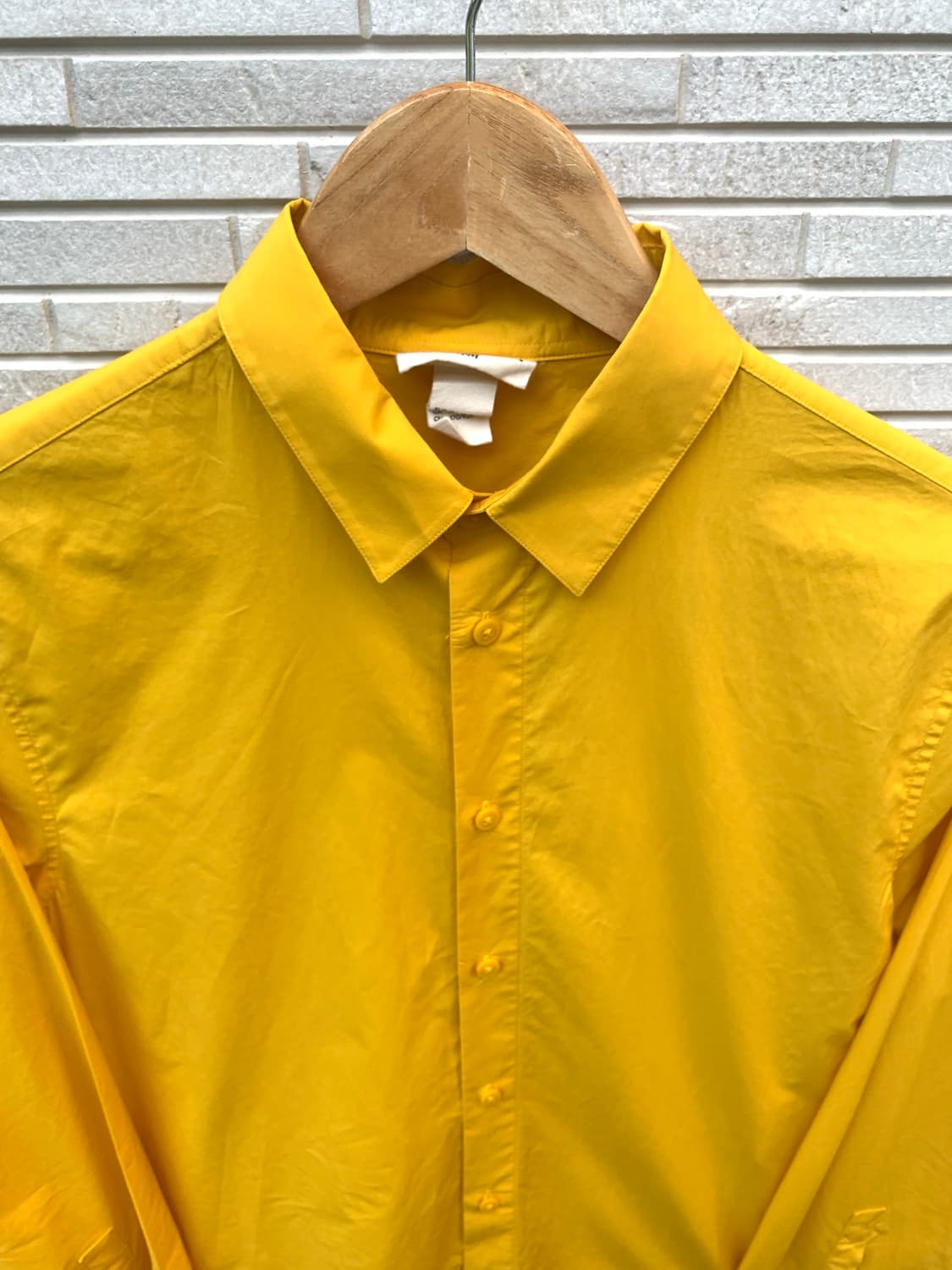 마르니 x H&M 셔츠 (yellow) 상품이미지3