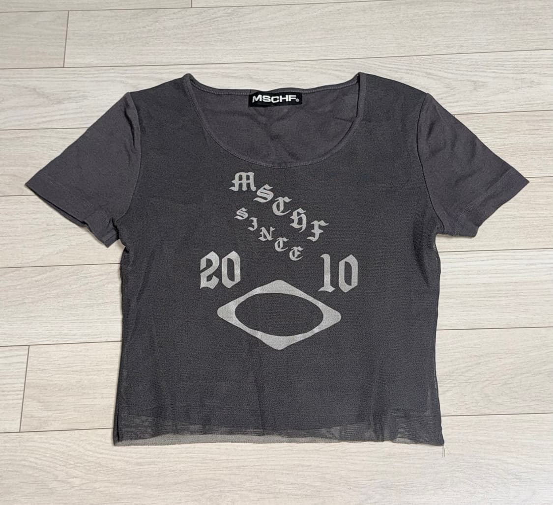 미스치프 시어 메쉬 탑 상품이미지1