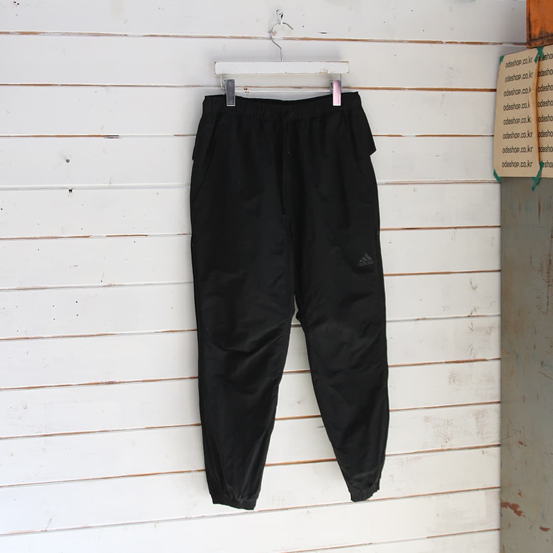 (착용컷) 아디다스 나일론 트랙 조거 팬츠 (남성용 M) 상품이미지1