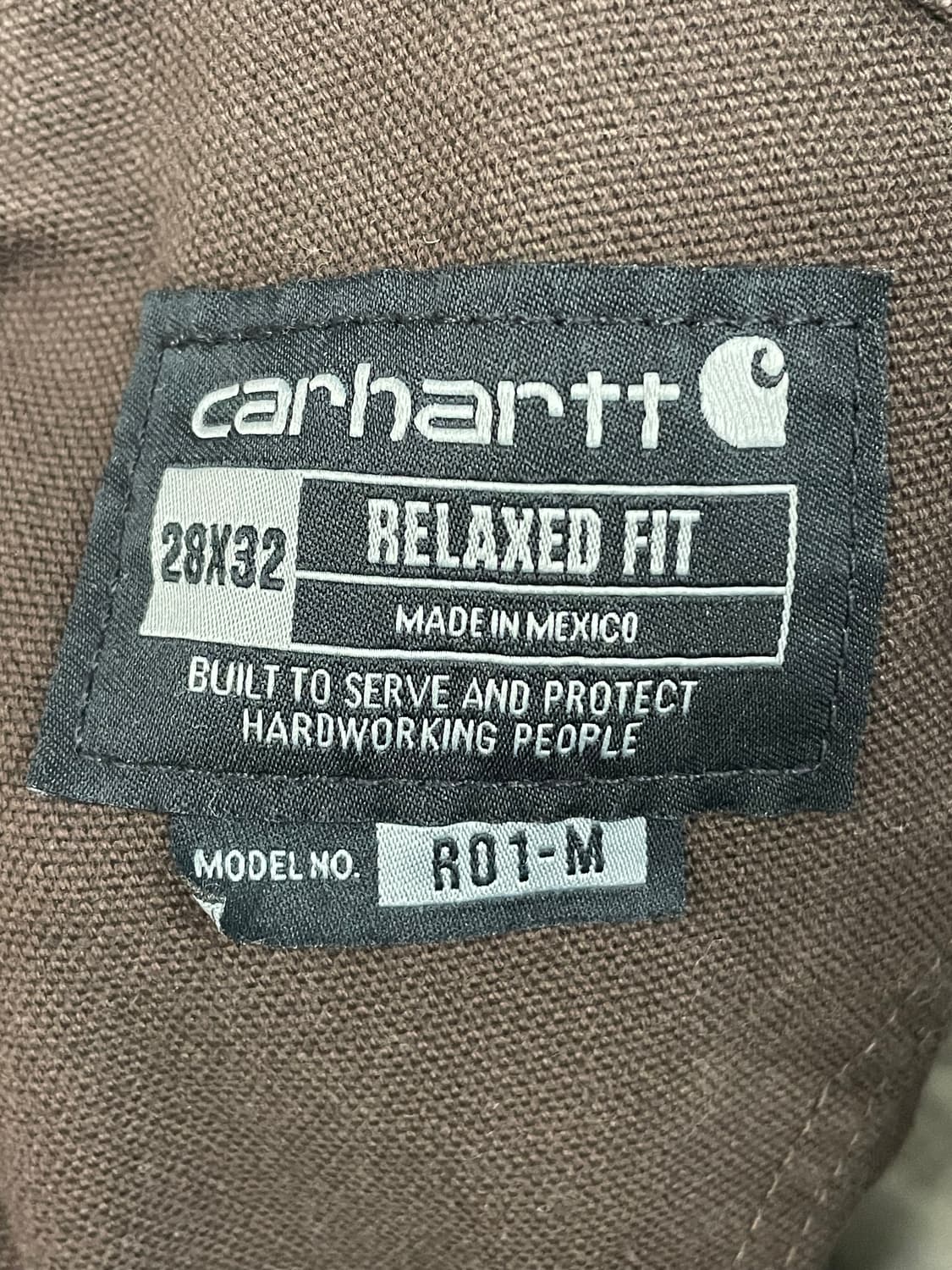 Carhartt 칼하트 오버롤 브라운 28X32 상품이미지4