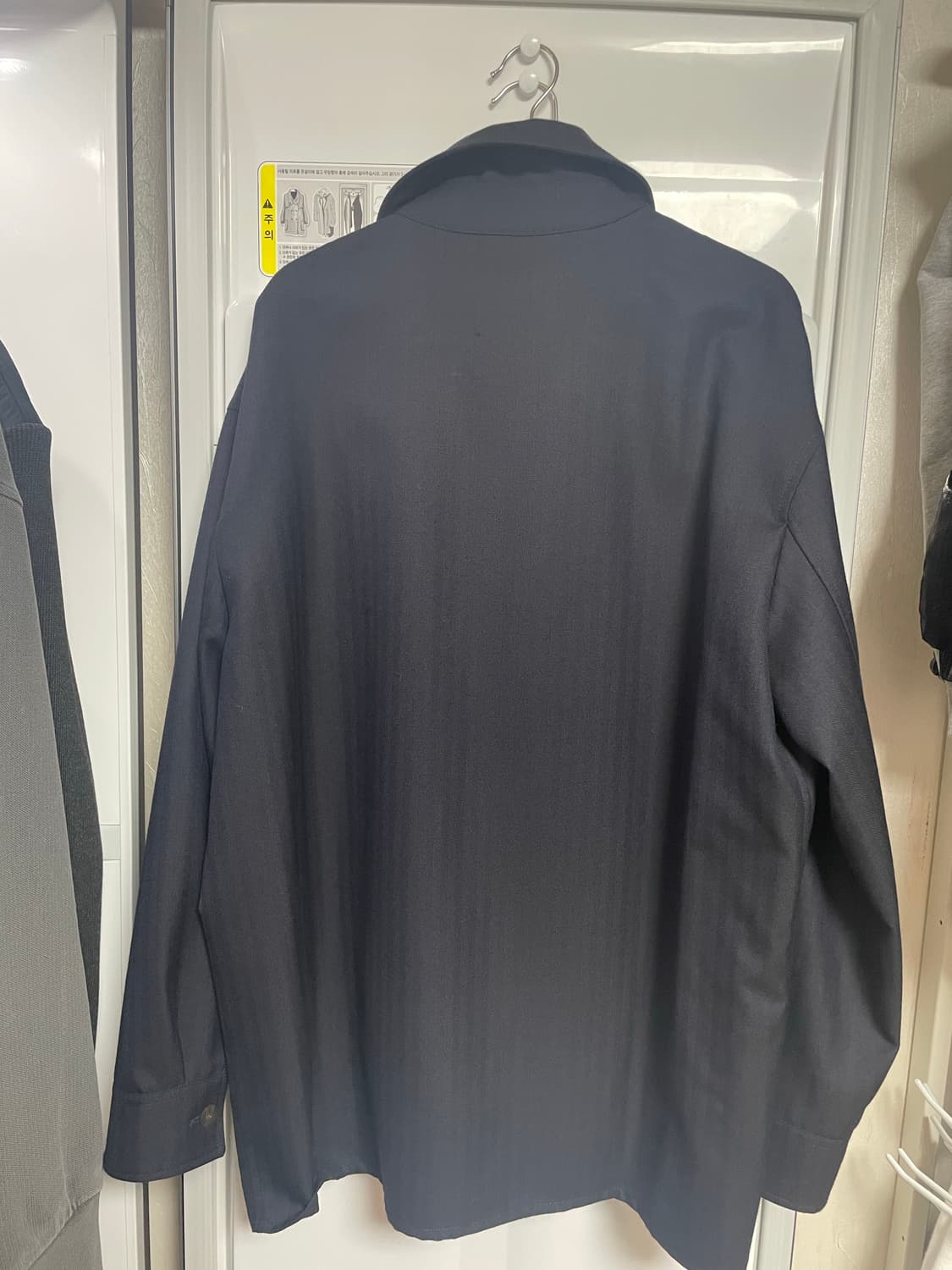 스튜디오 니콜슨 와이트 헤리티지 헤링본 자켓 다크 네이비 상품이미지4