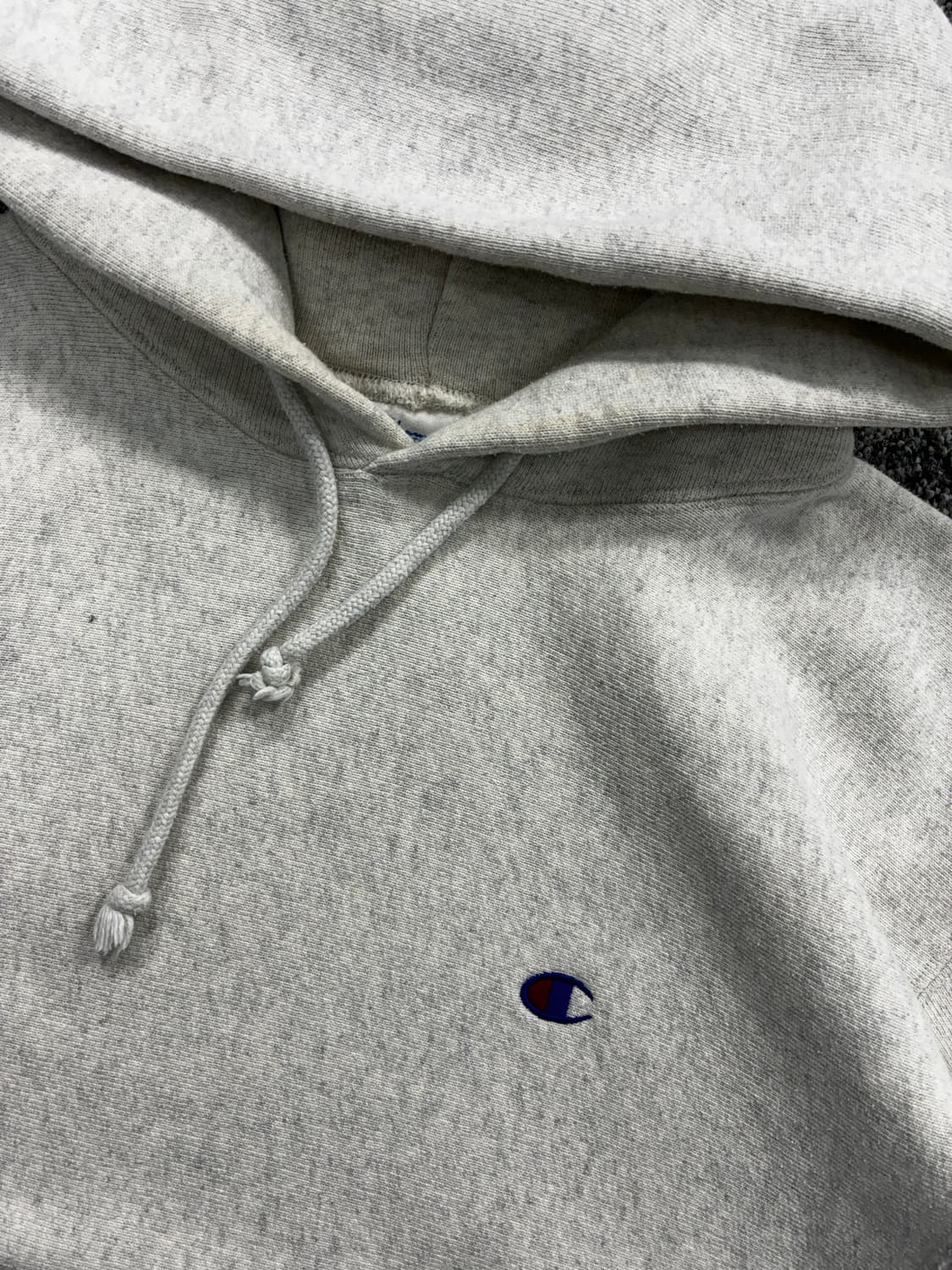 챔피온 리버스위브 멜란지 그레이 후드티 M 상품이미지6