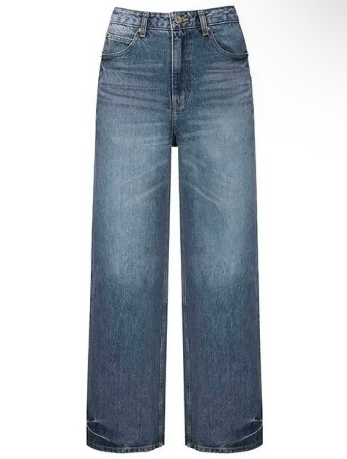 [루에브르] 와이드 블루 데님 팬츠 상품이미지3