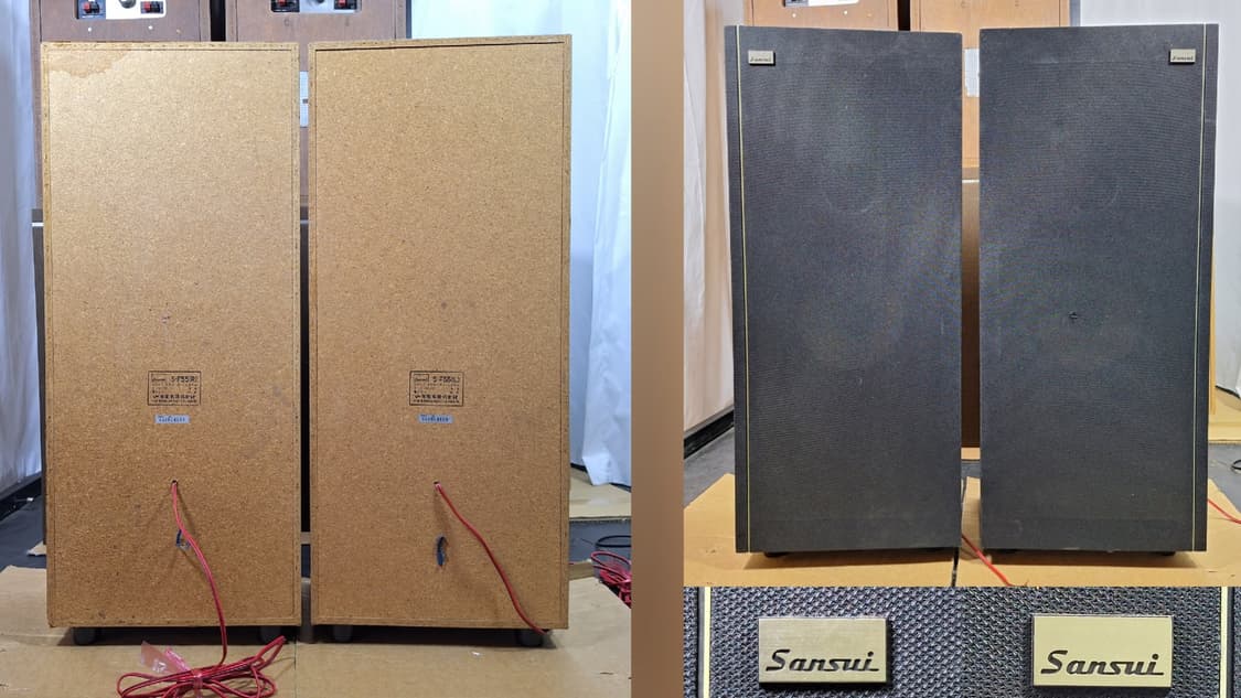 Sansui 산수이 S-F55 빈티지 스피커 레트로 오디오 대형 인테리어 상품이미지8