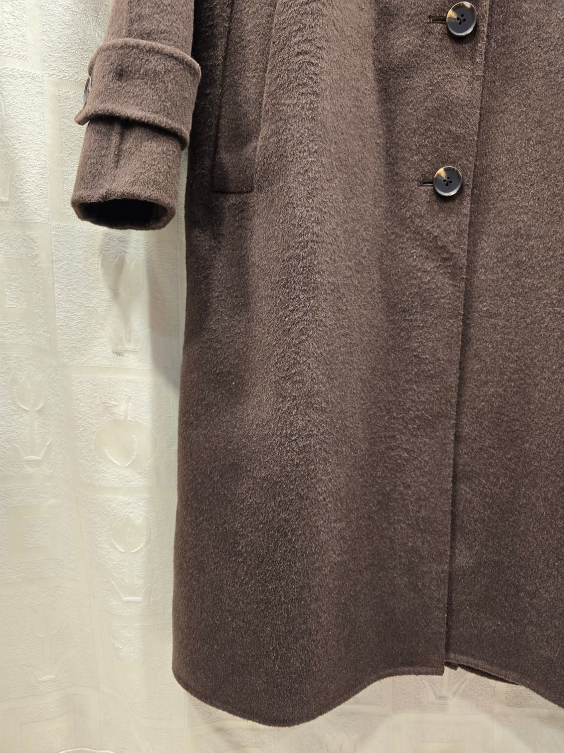 쉬즈미스 핸드메이드 모혼방 롱코트 55 상품이미지4