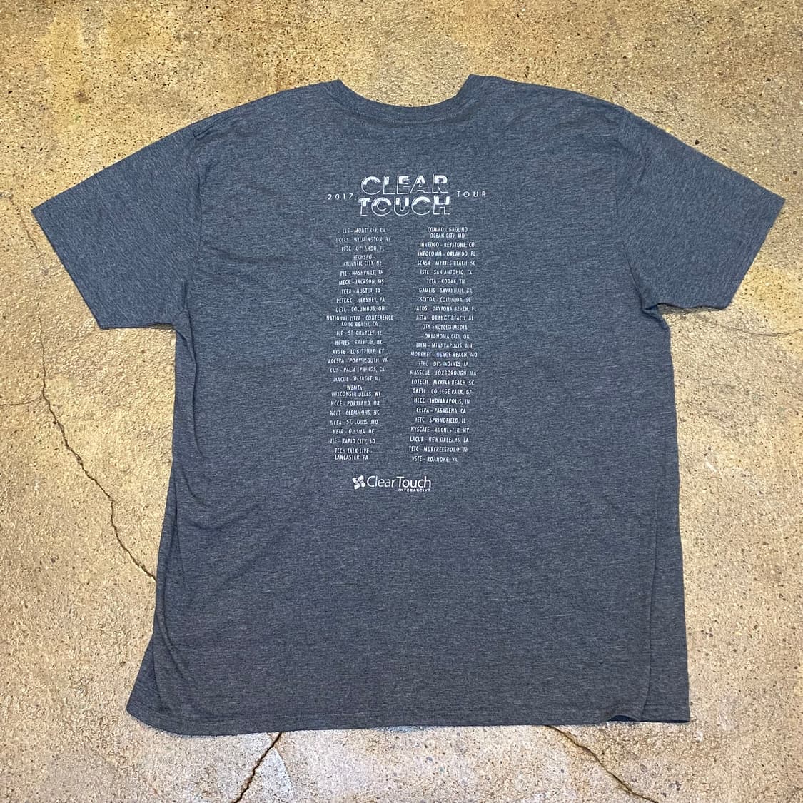 미국 빈티지 길단 클리어터치 CLEAR TOUCH 투어티 락티셔츠 반팔티 상품이미지4