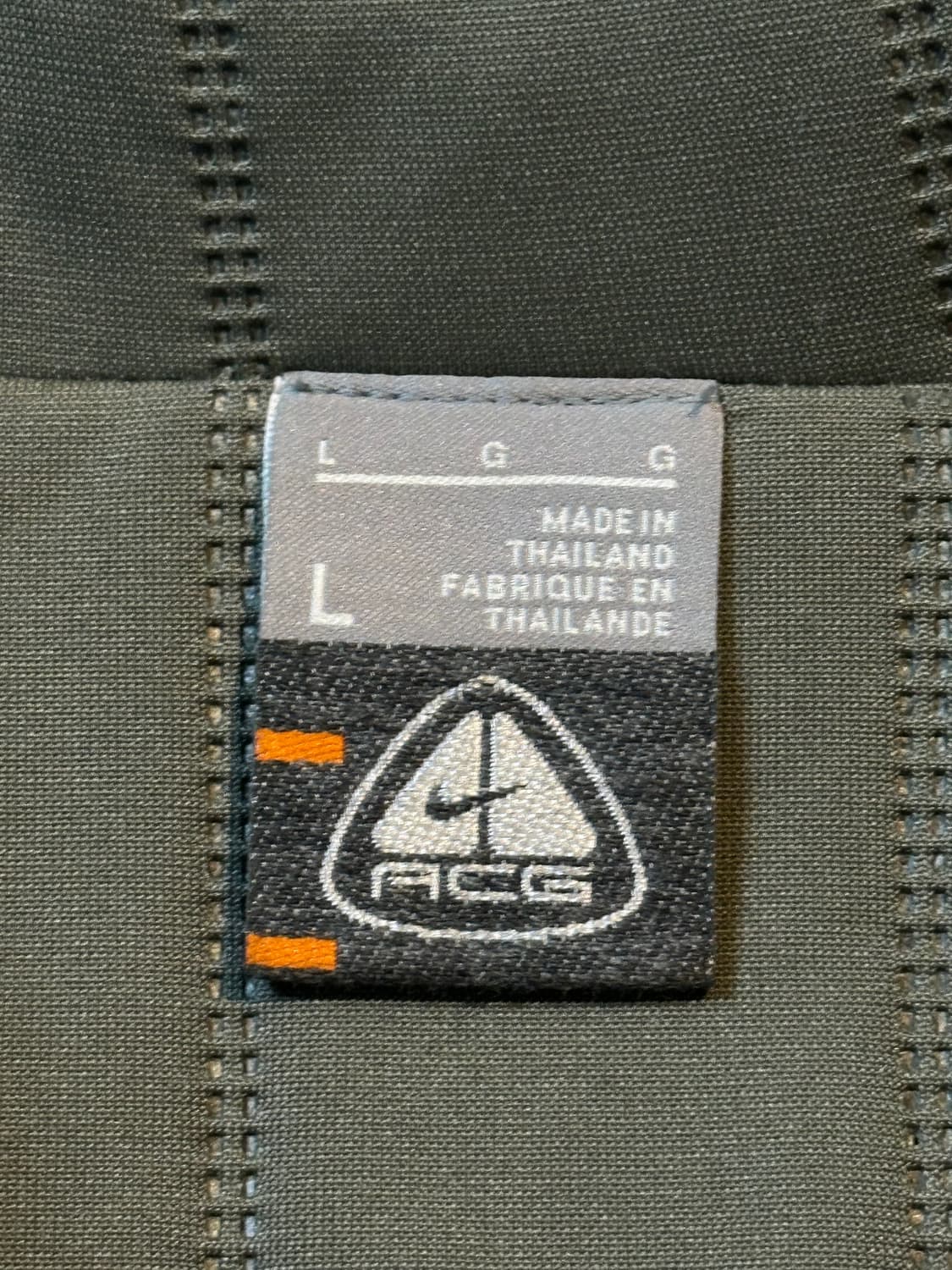 희귀) 00's 나이키 ACG 올드스쿨 경량 점퍼 자켓 그레이 상품이미지4