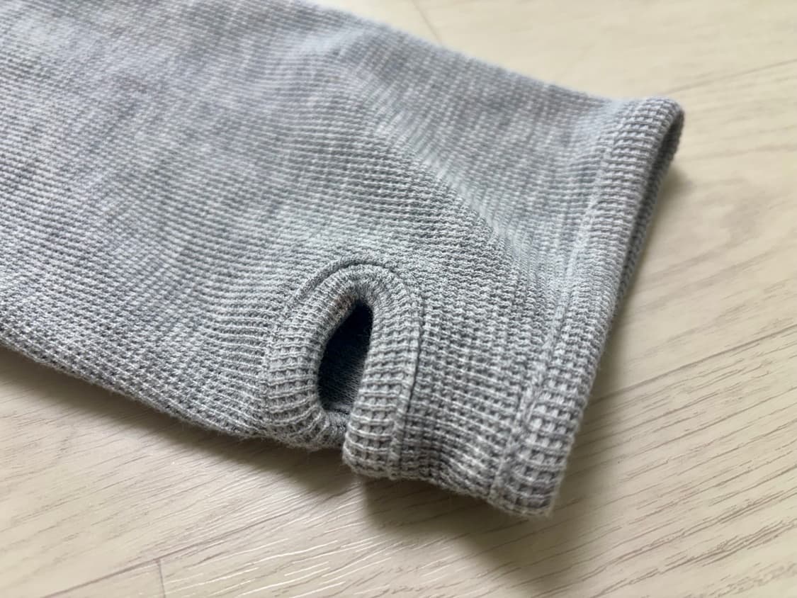 브렌슨 시티시어 와플 핑거홀 라운드 롱슬리브 xl 상품이미지3