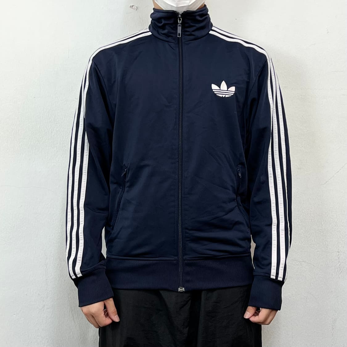 아디다스 네이비 삼선 파이어버드 트랙탑 져지자켓 상품이미지1
