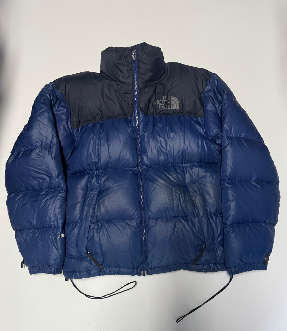 정품!! 노스페이스 700 구스다운 눕시 패딩 S 네이비 상품이미지1