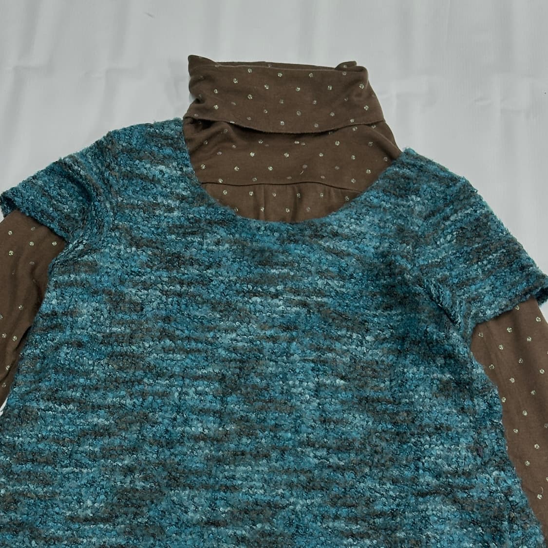 🌳하구미의 도트 가을 작업실상의 코디🌳오리엔탈 히피 에스닉 레이어드  상품이미지5