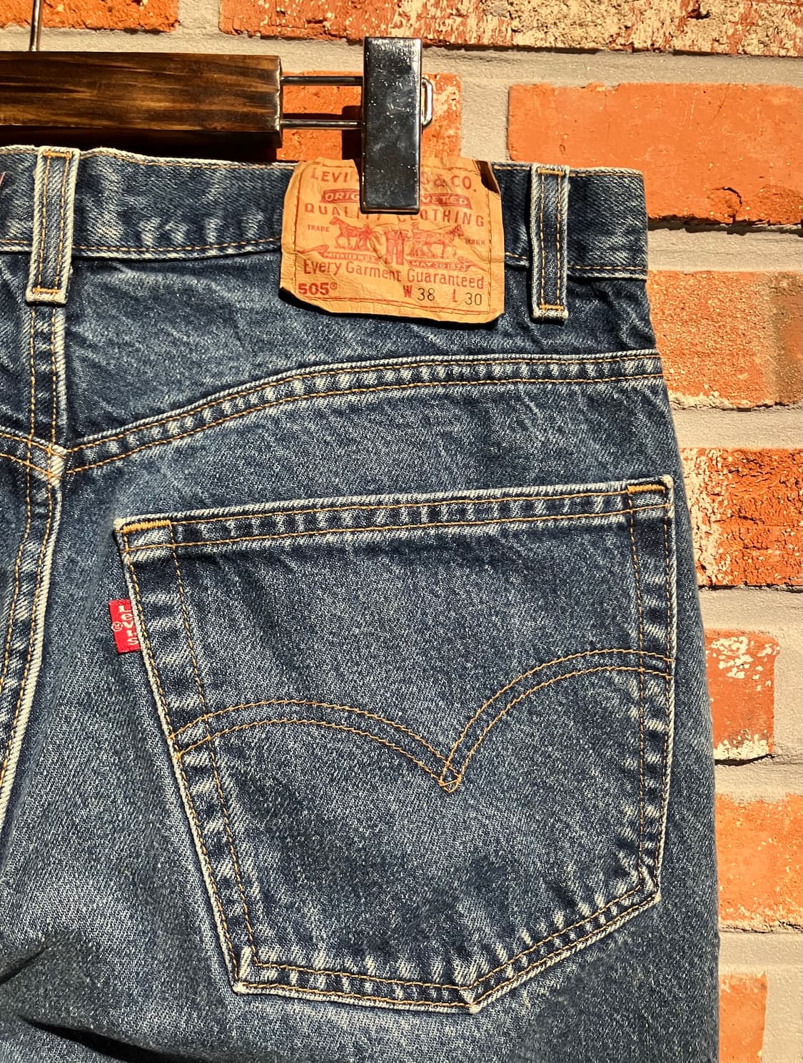 USA 빈티지 리바이스 505 데님 팬츠 상품이미지6
