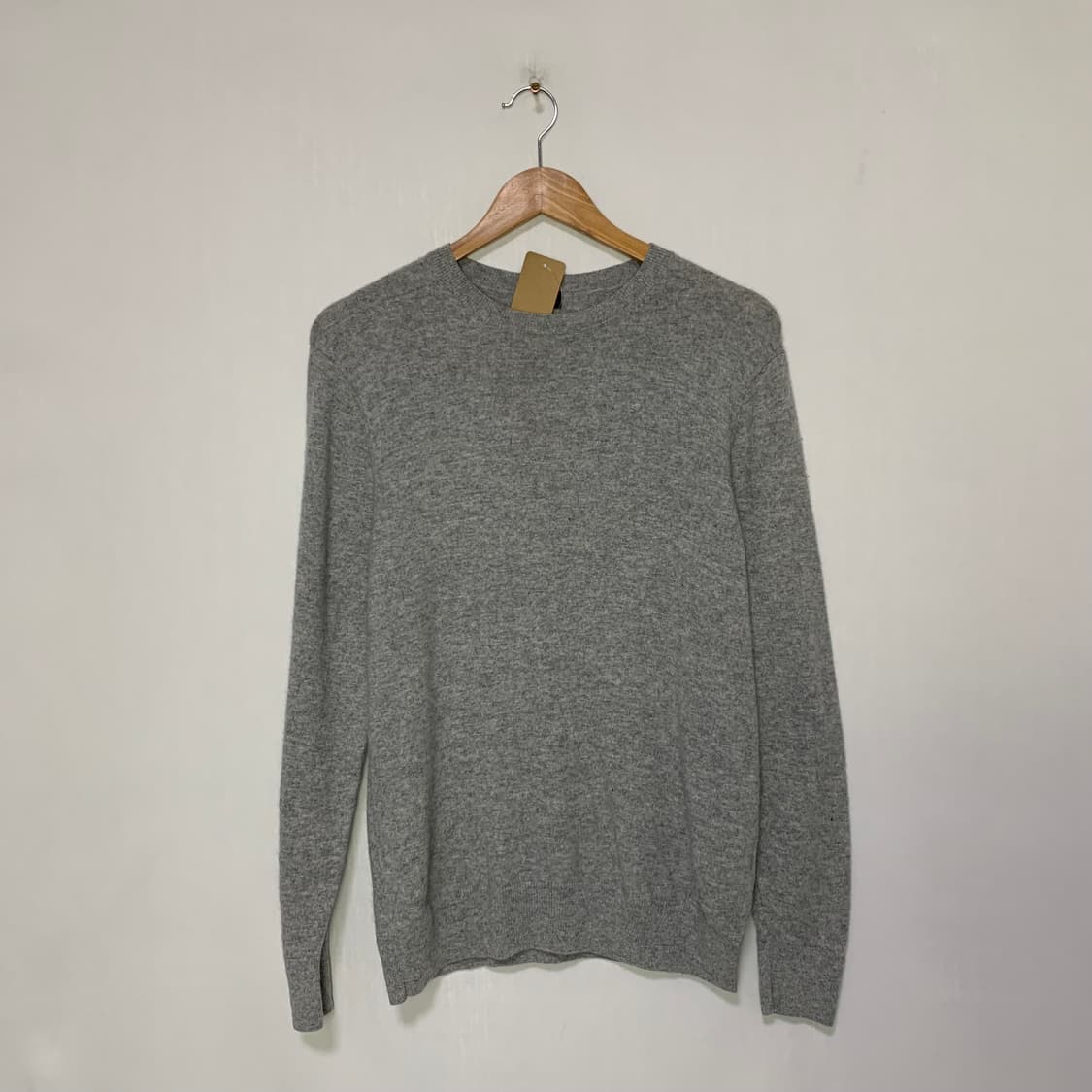유니클로 빈티지 캐시미어 니트 그레이 여성 M 남성 S 상품이미지1
