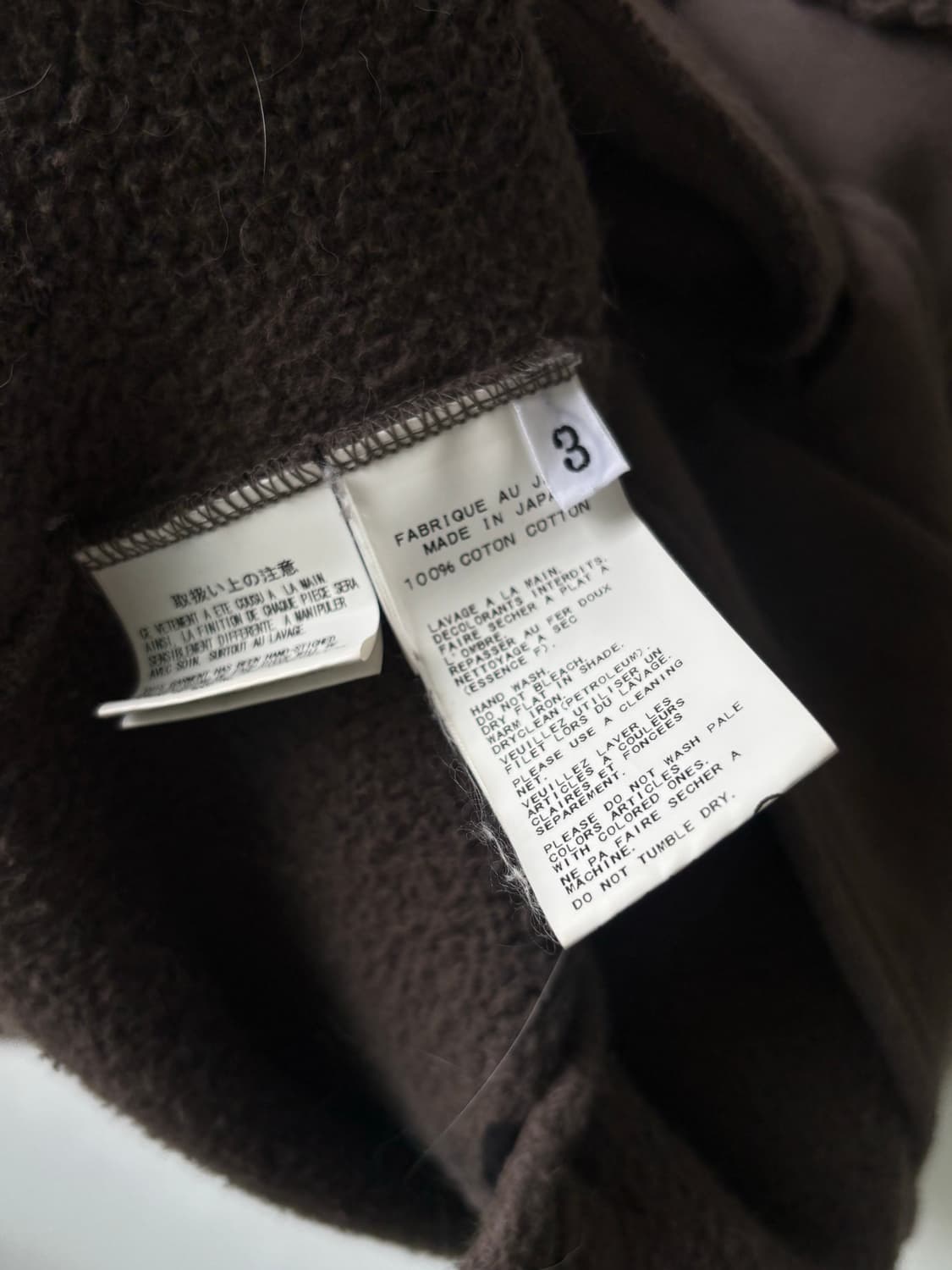 요지야마모토 뿌르옴므 로우 컷 자켓  상품이미지9