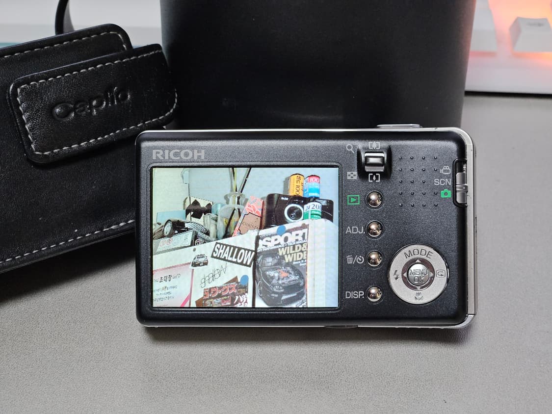 리코 카프리오 R5 빈티지 디카 정품 파우치 포함 상품이미지4