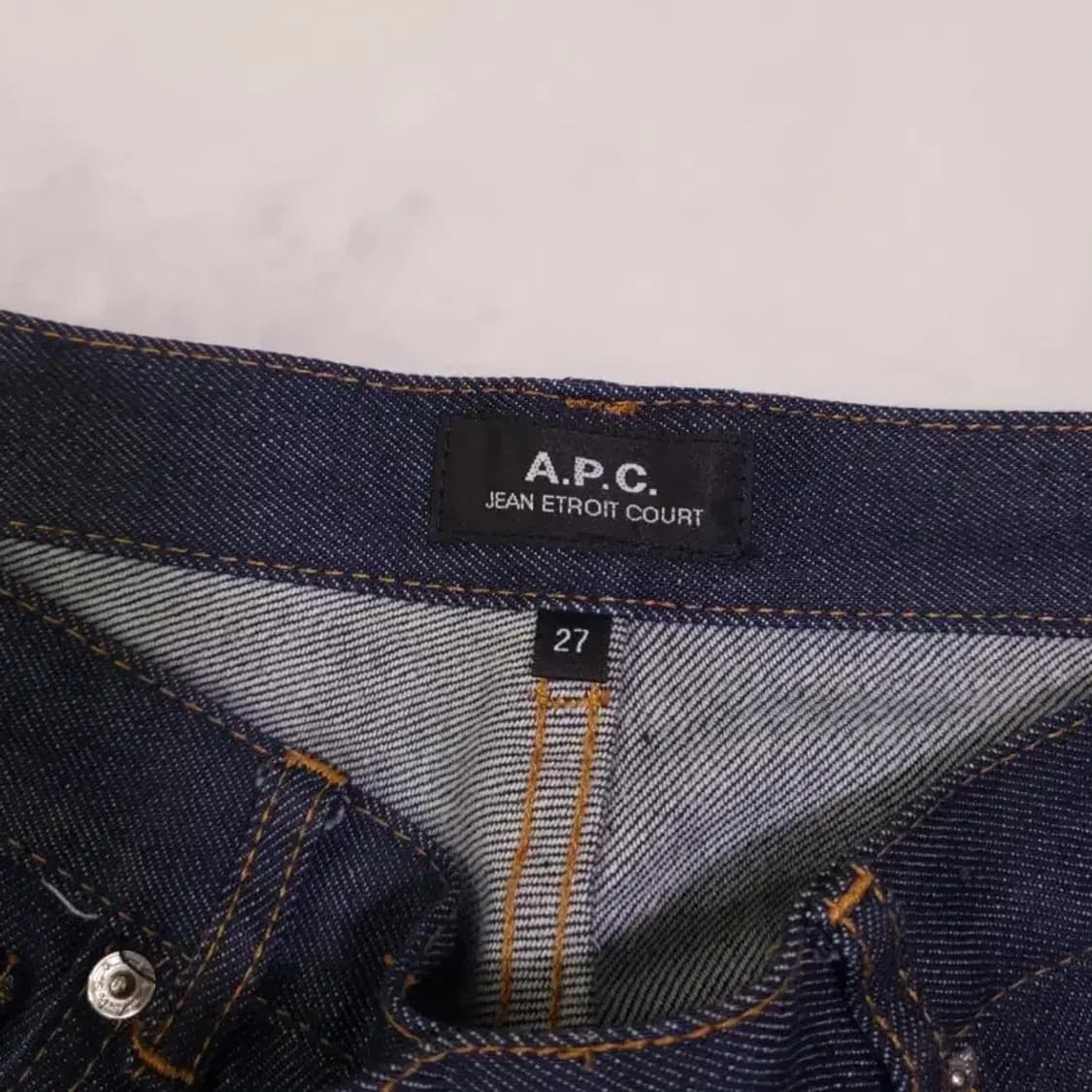 A.P.C. 아페쎄 진 생지 데님 27 / 슬림핏 크롭 기장 상품이미지7