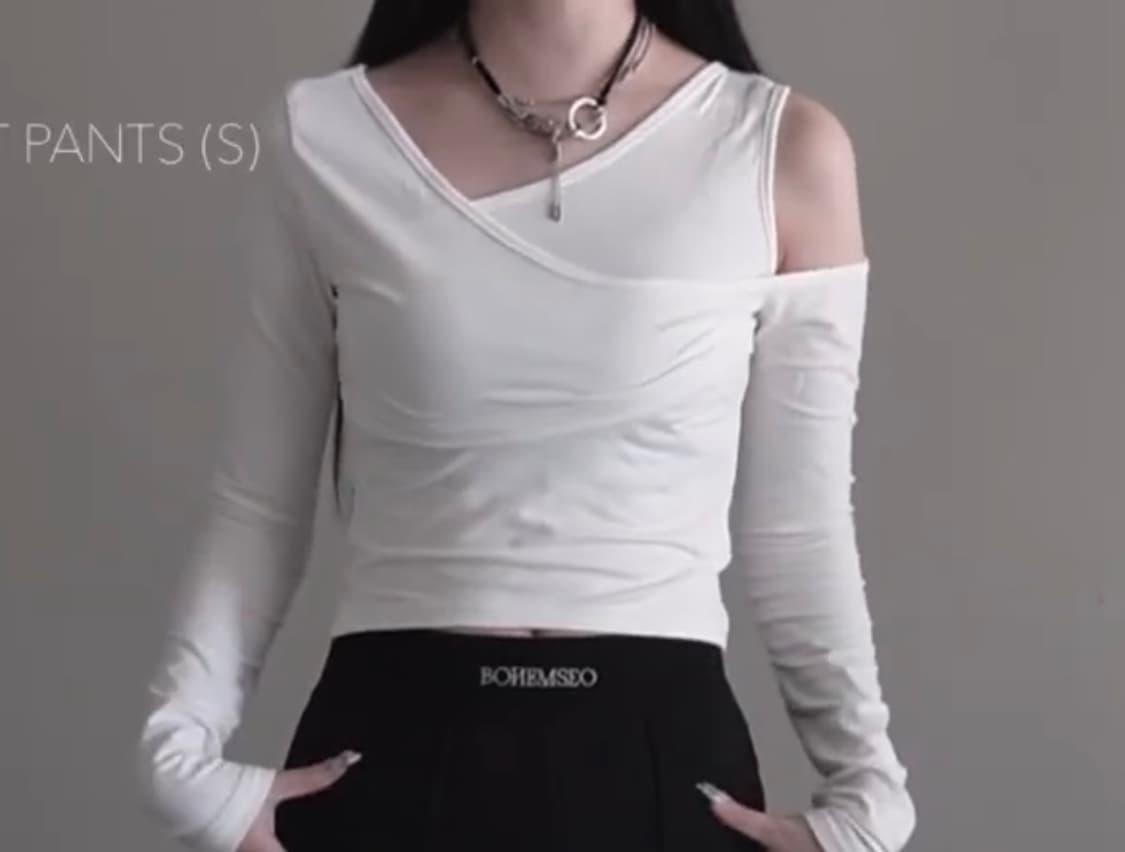 보헤미안서울 oneoff shoulder layered top 상품이미지1