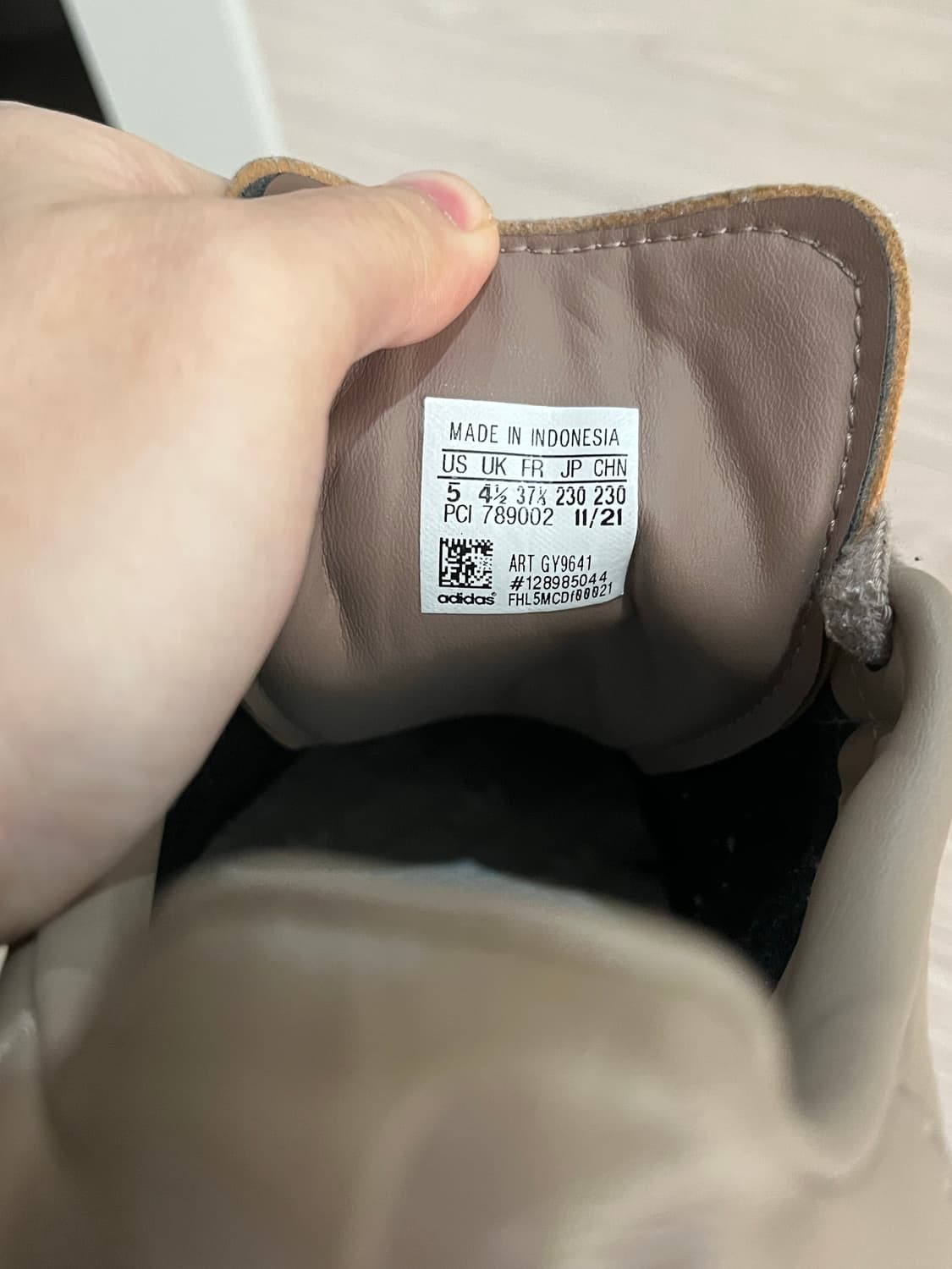 아디다스 슈퍼스타 초키 브라운 230 상품이미지2