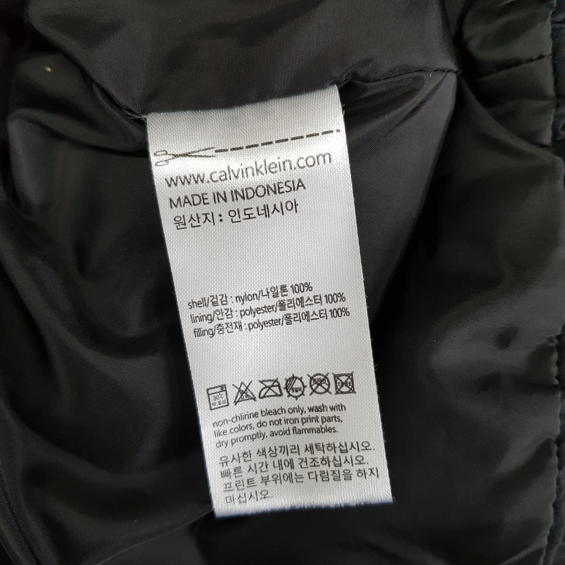 캘빈클라인 퍼포먼스 패딩 점퍼 L 상품이미지4