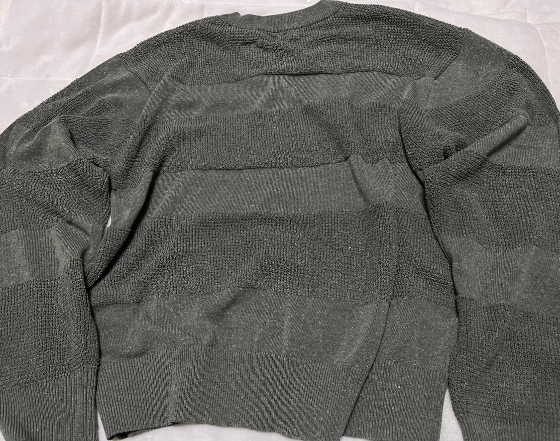 엘무드 아일랜드 탠셀 린넨 풀오버 니트 포레스트 48 상품이미지3