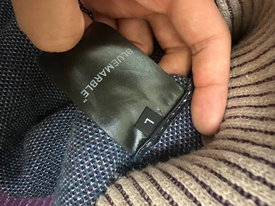 블루마블 잼스톤 후드 니트 상품이미지3