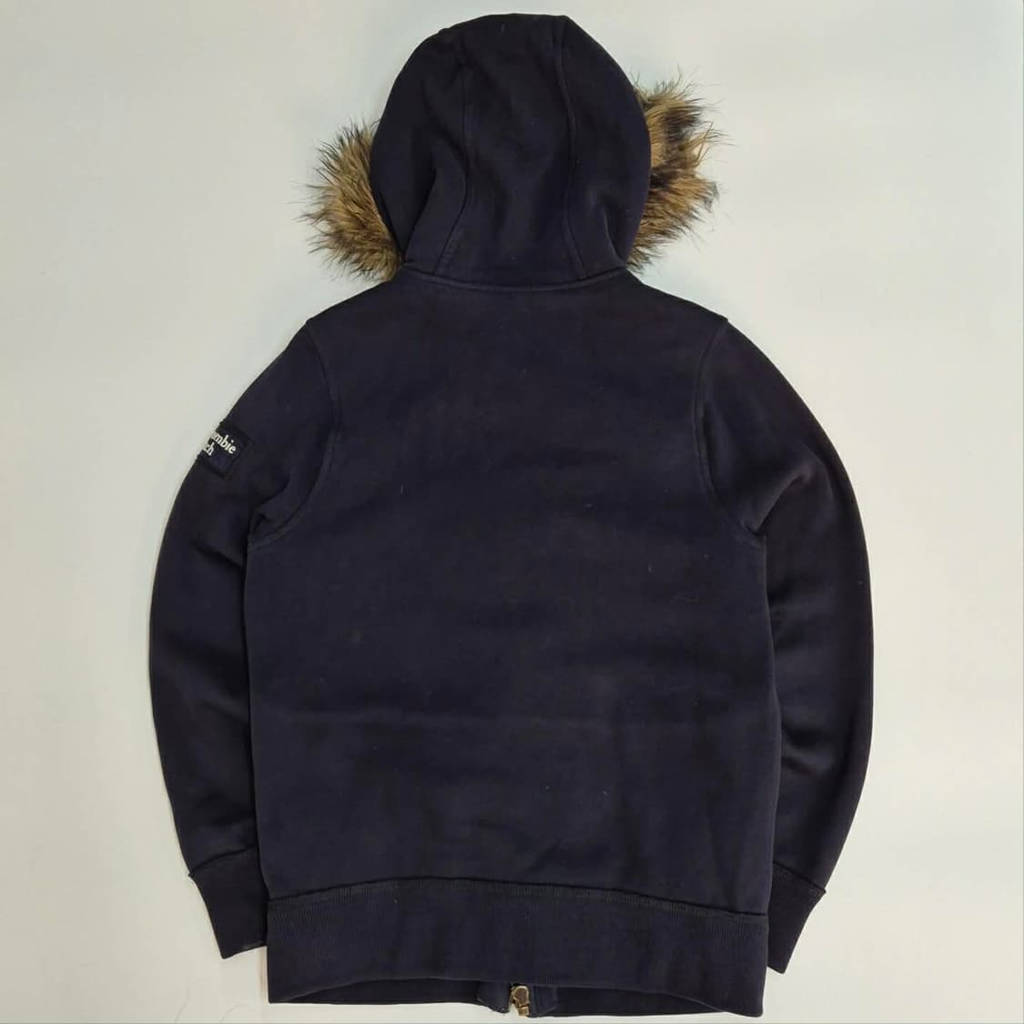 아베크롬비 y2k 울프죠 퀄팅 퍼 자켓 후드집업 희귀져지(M) 상품이미지3