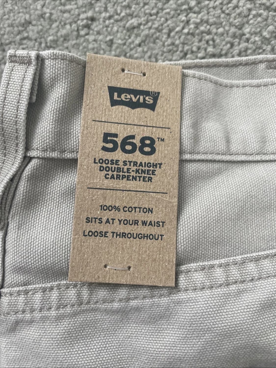 리바이스 568 루즈 스트레이트 더블 니 카펜터 팬츠 상품이미지2