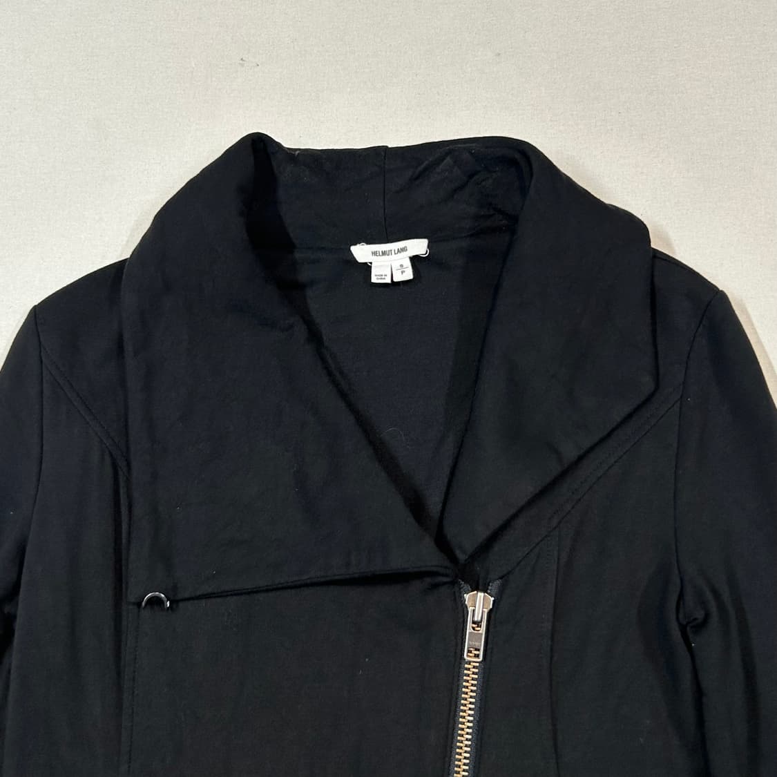 S) 헬무트 랭 언밸런스 비대칭 집업 자켓 상품이미지3