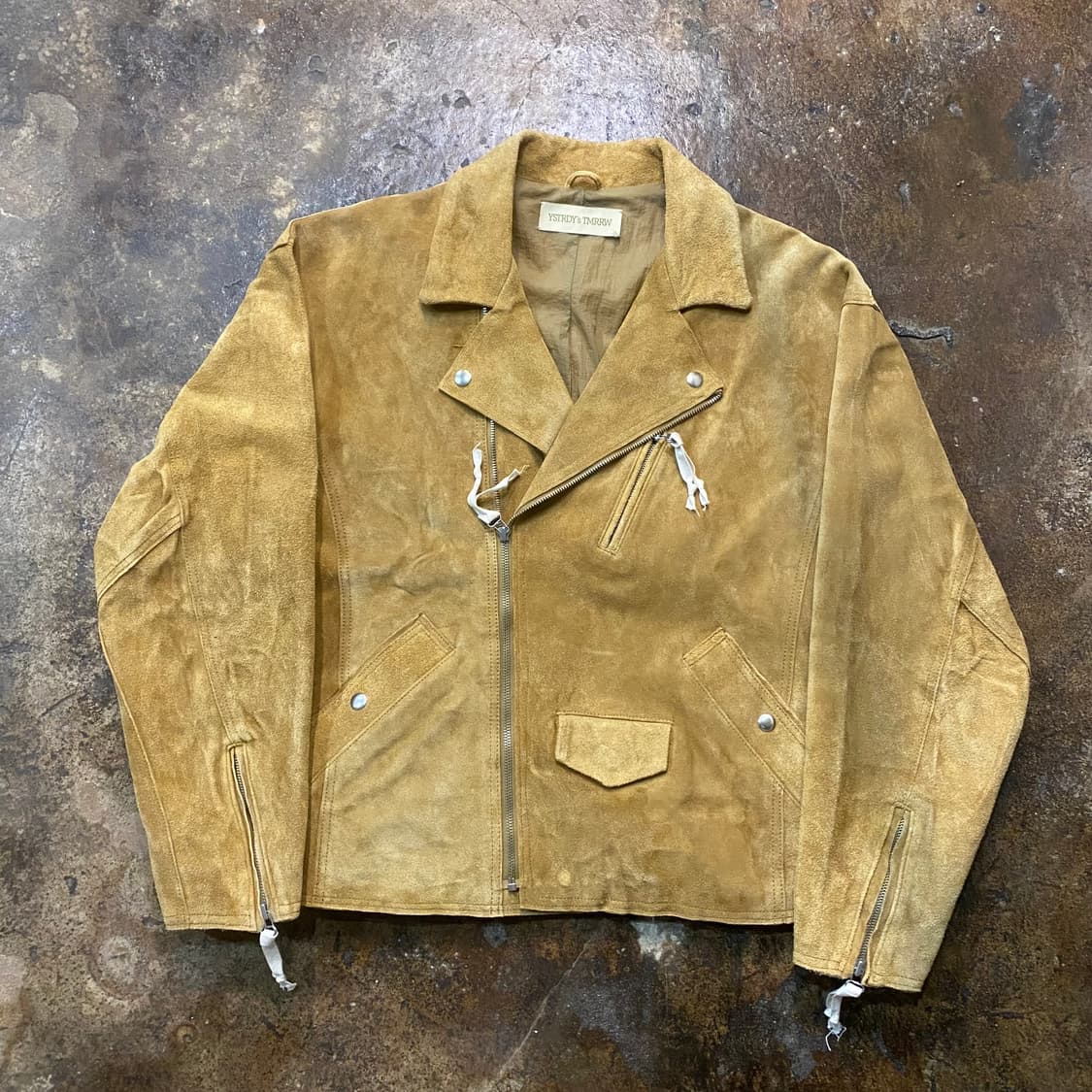 YSTRDY'S TMRRW 스웨이드 라이더 자켓 상품이미지1