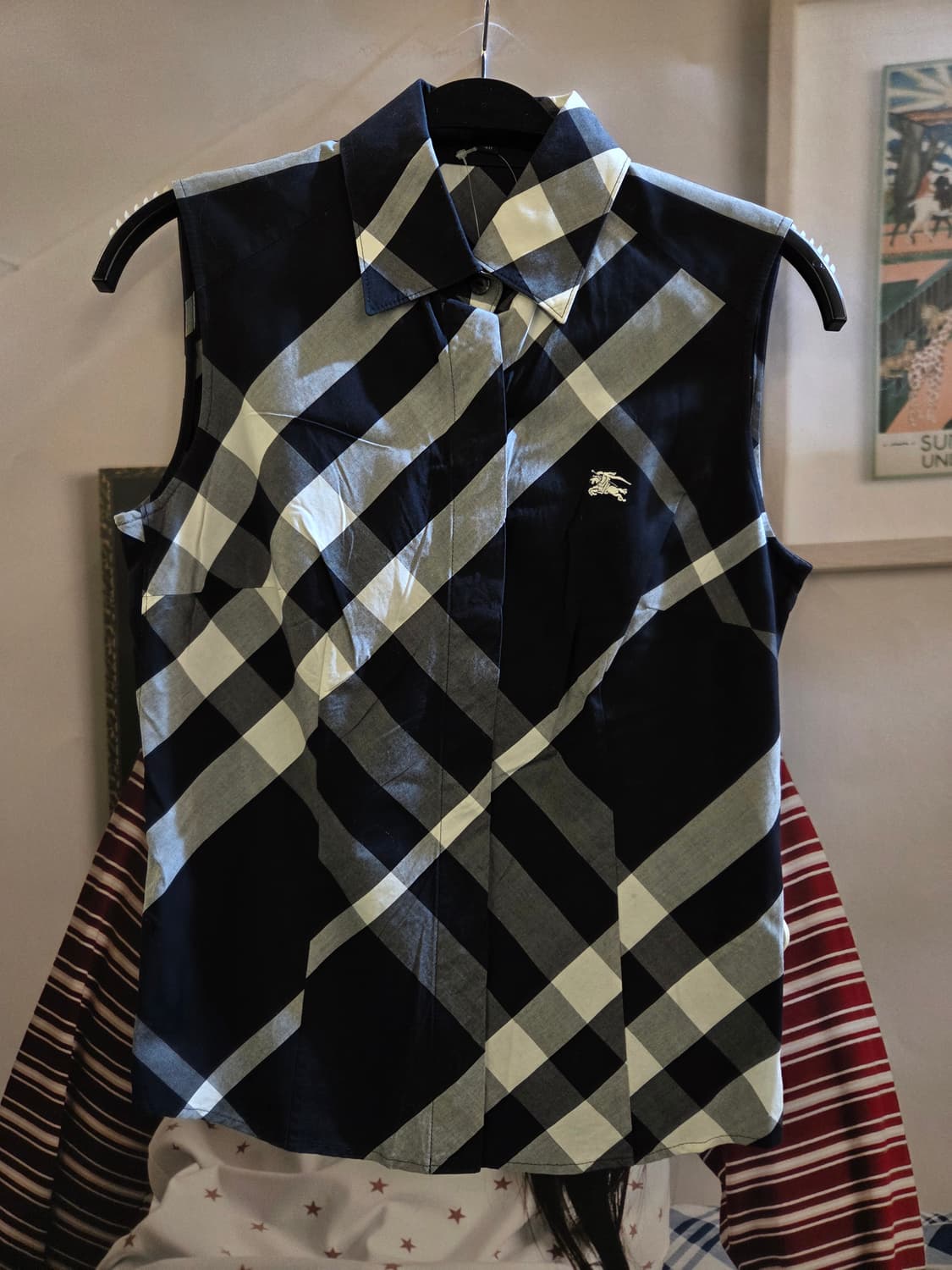 Burberry 버버리 블랙 체크셔츠 상품이미지2