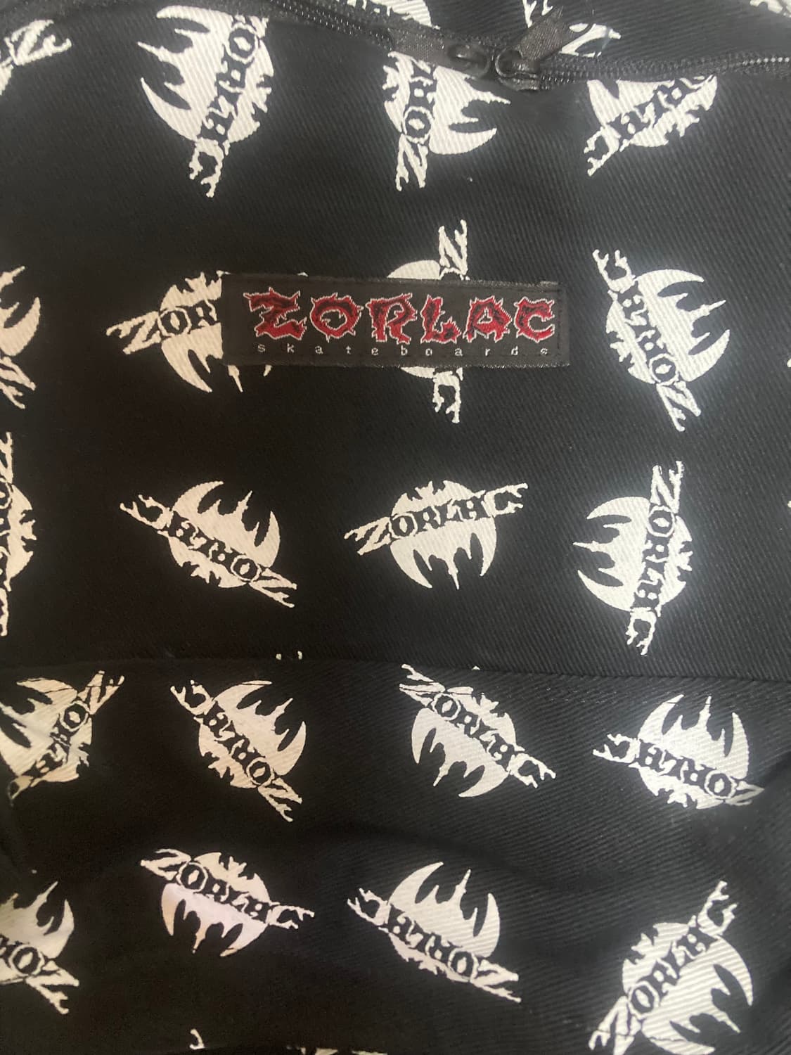 (deadstock)90s zorlac skateboards backpa 상품이미지3