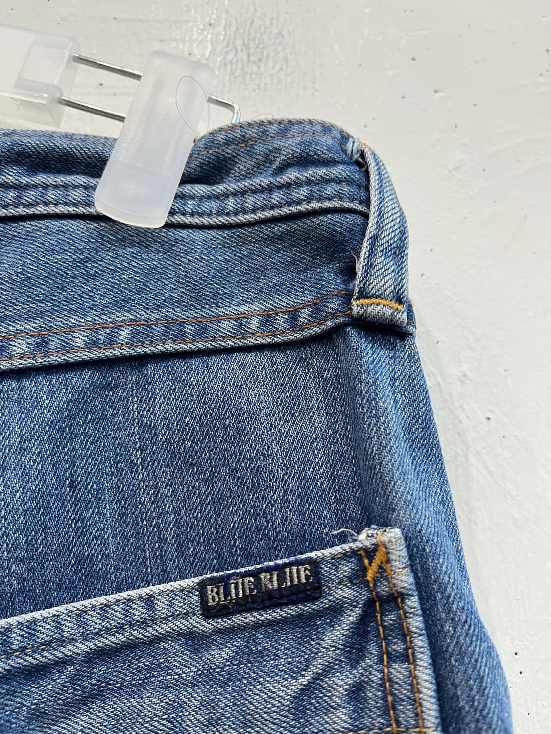 blueblue 블루블루 데님 쇼츠 반바지 우먼즈 Made in JAPA 상품이미지2
