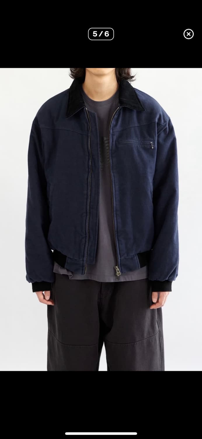 해칭룸 vtg 봄버 자켓 네이비 상품이미지5