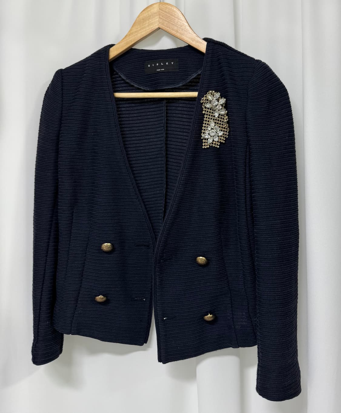 시슬리 브로치 여성자켓 상품이미지3