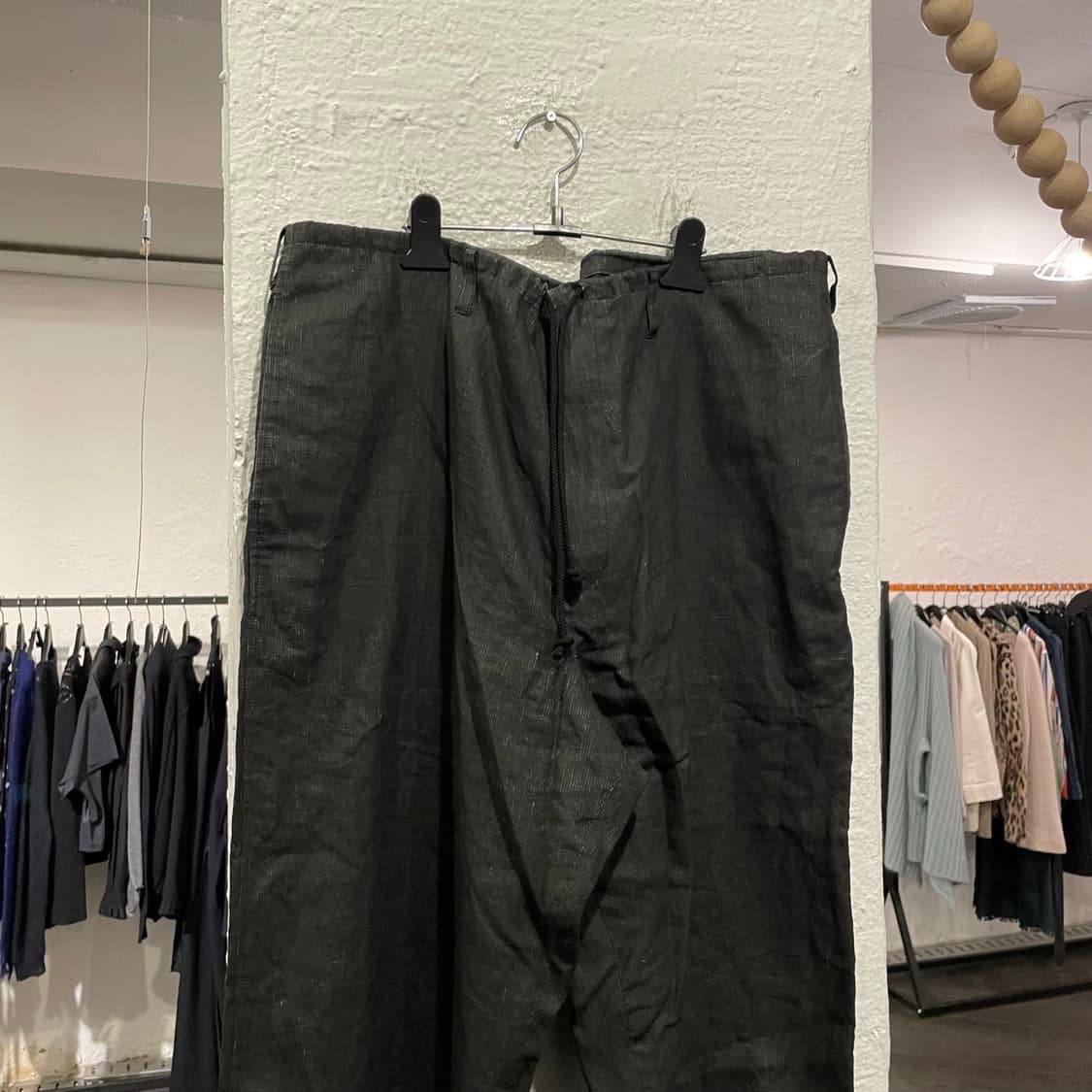 요지야마모토 수묵 염색 팬츠 상품이미지2